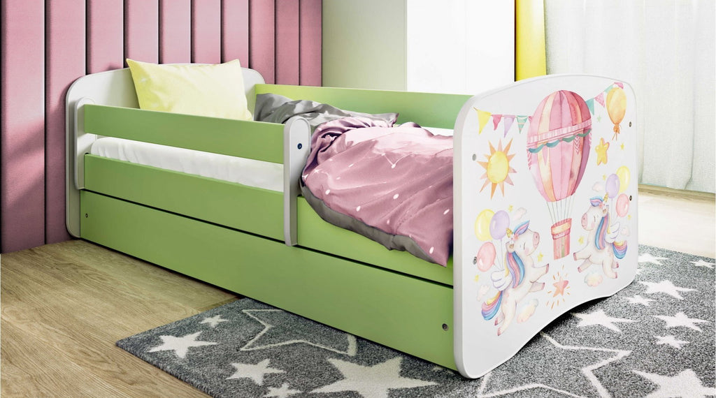 Παιδικό Κρεβάτι Babydreams Cartoon-Prasino-140 x 70-Balloon