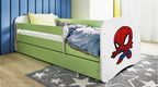 Παιδικό Κρεβάτι Babydreams Cartoon-Prasino-180 x 80-Spiderman