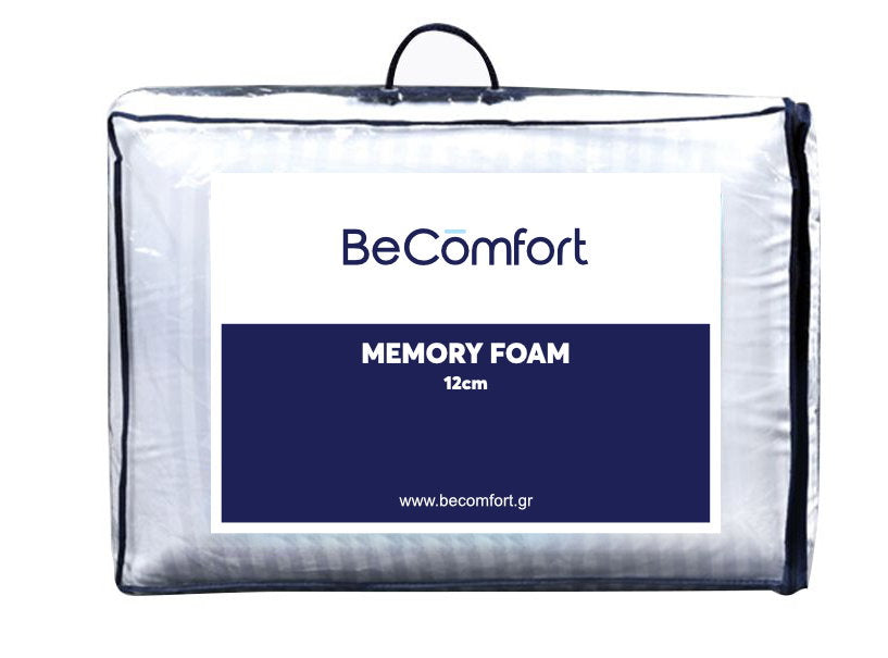 Μαξιλάρι BeComfort Memory Foam-12εκ.