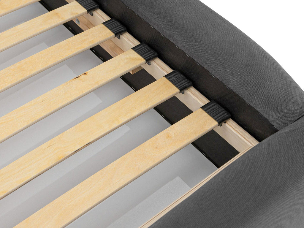 Επενδυμένο κρεβάτι Olweria-Leuko - Mpez-180 x 200