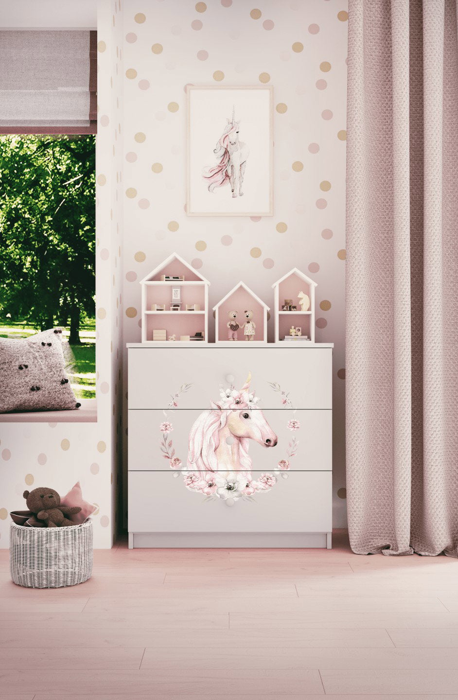 Συρταριέρα Babydreams Cartoon-Leuko-Unicorn