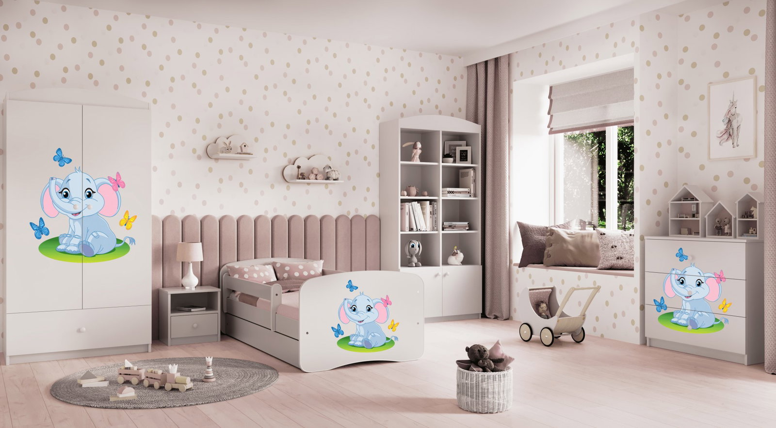 Συρταριέρα Babydreams Cartoon-Leuko-Elephant