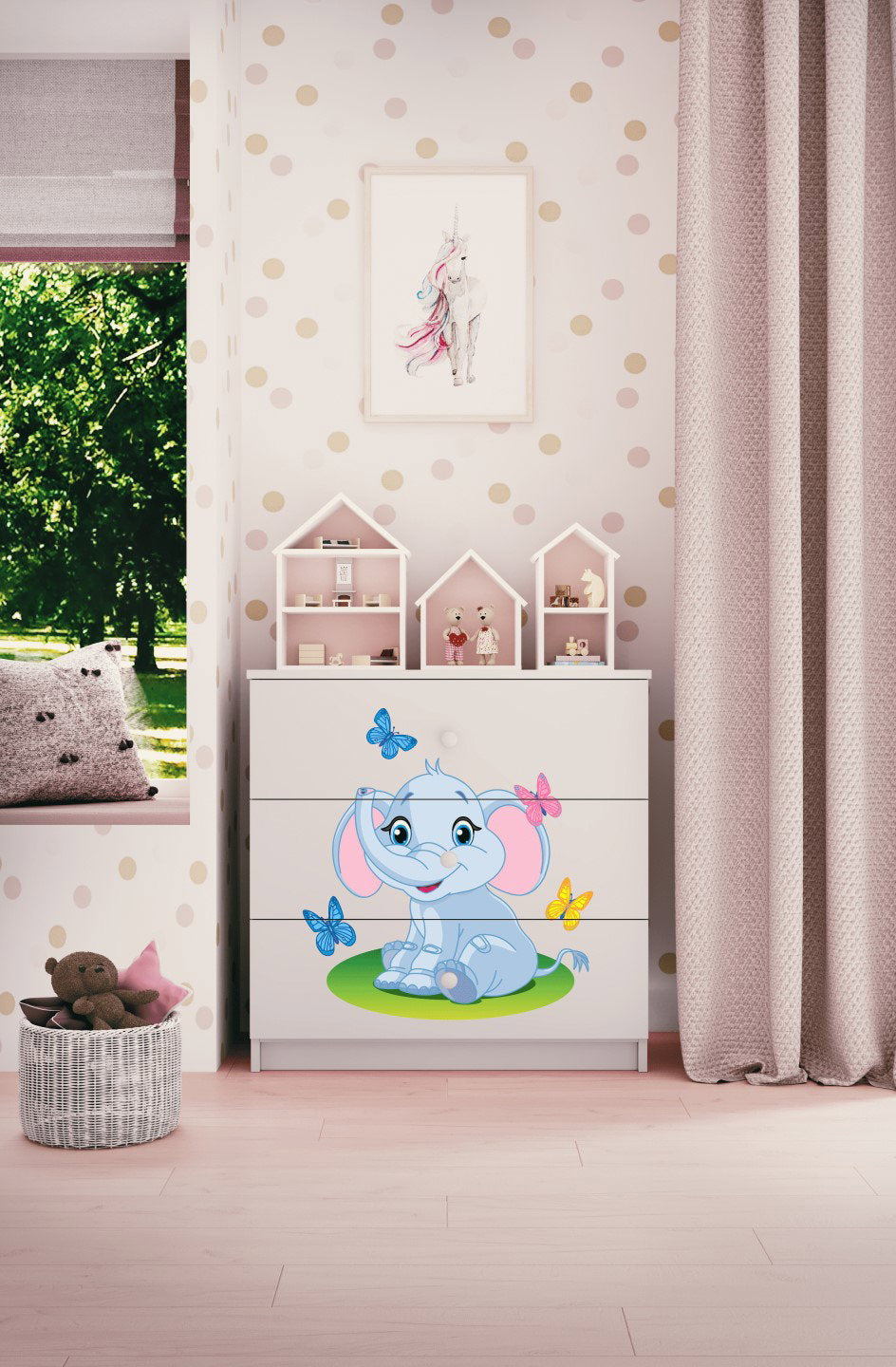 Συρταριέρα Babydreams Cartoon-Leuko-Elephant