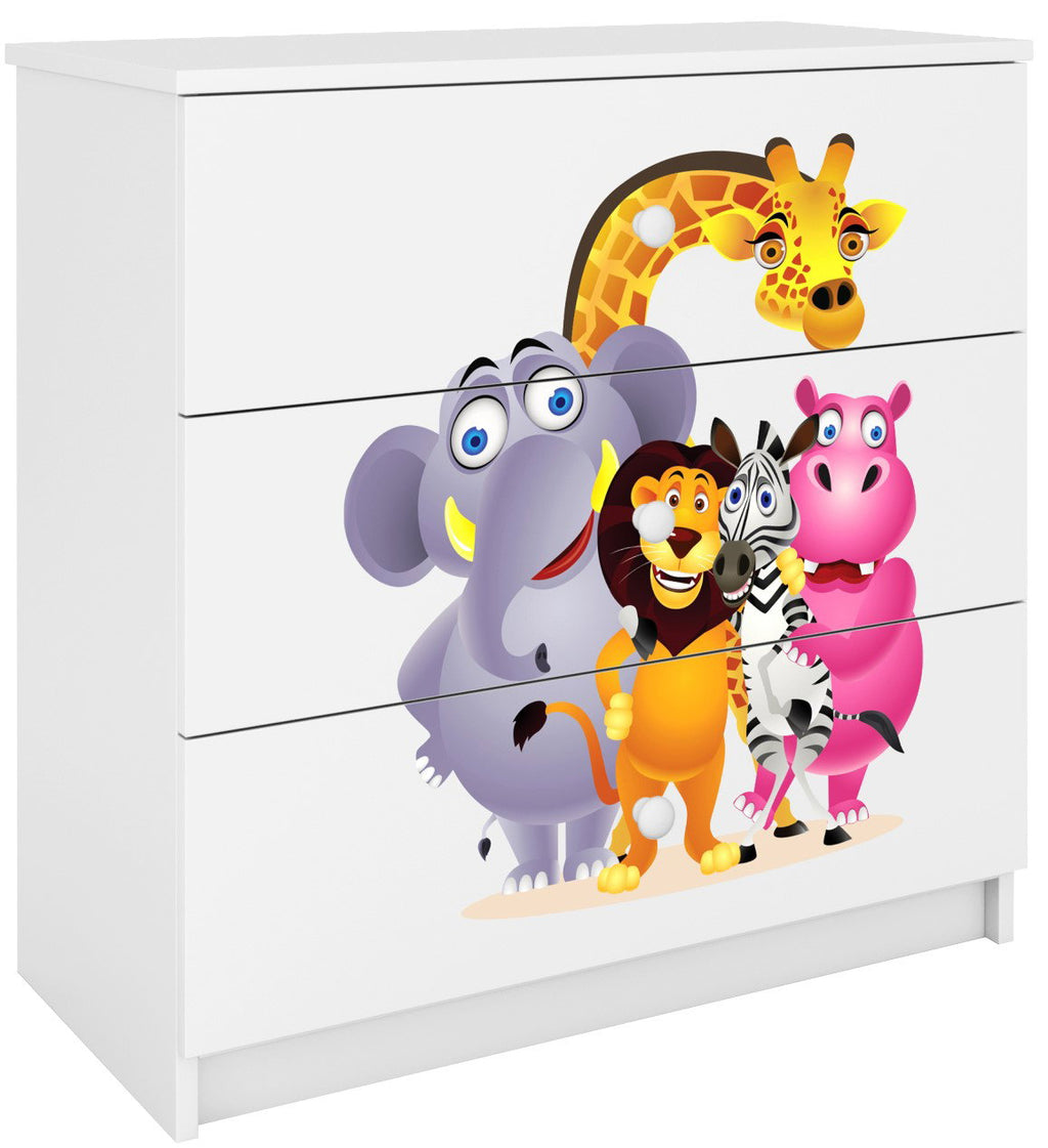 Συρταριέρα Babydreams Cartoon-Leuko-Zoo