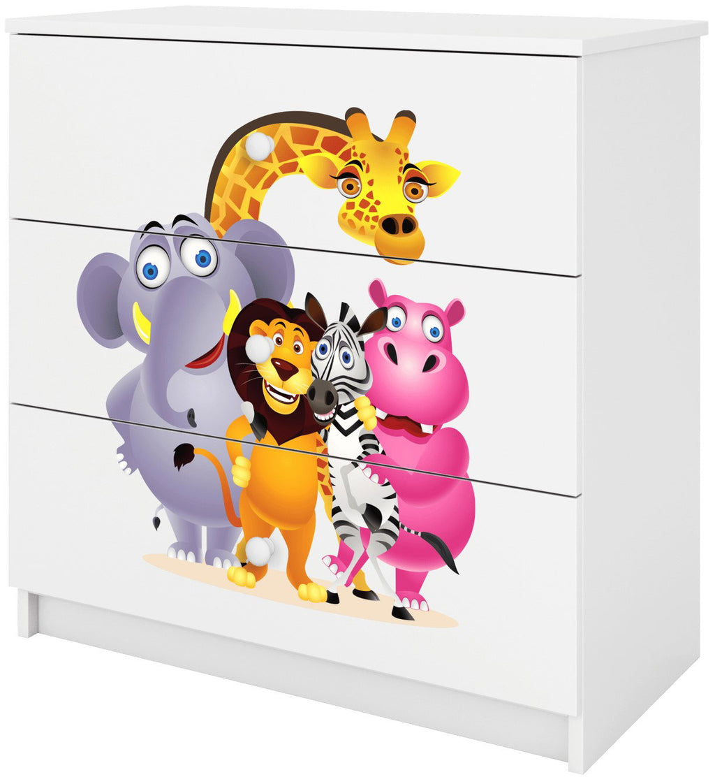 Συρταριέρα Babydreams Cartoon-Leuko-Zoo