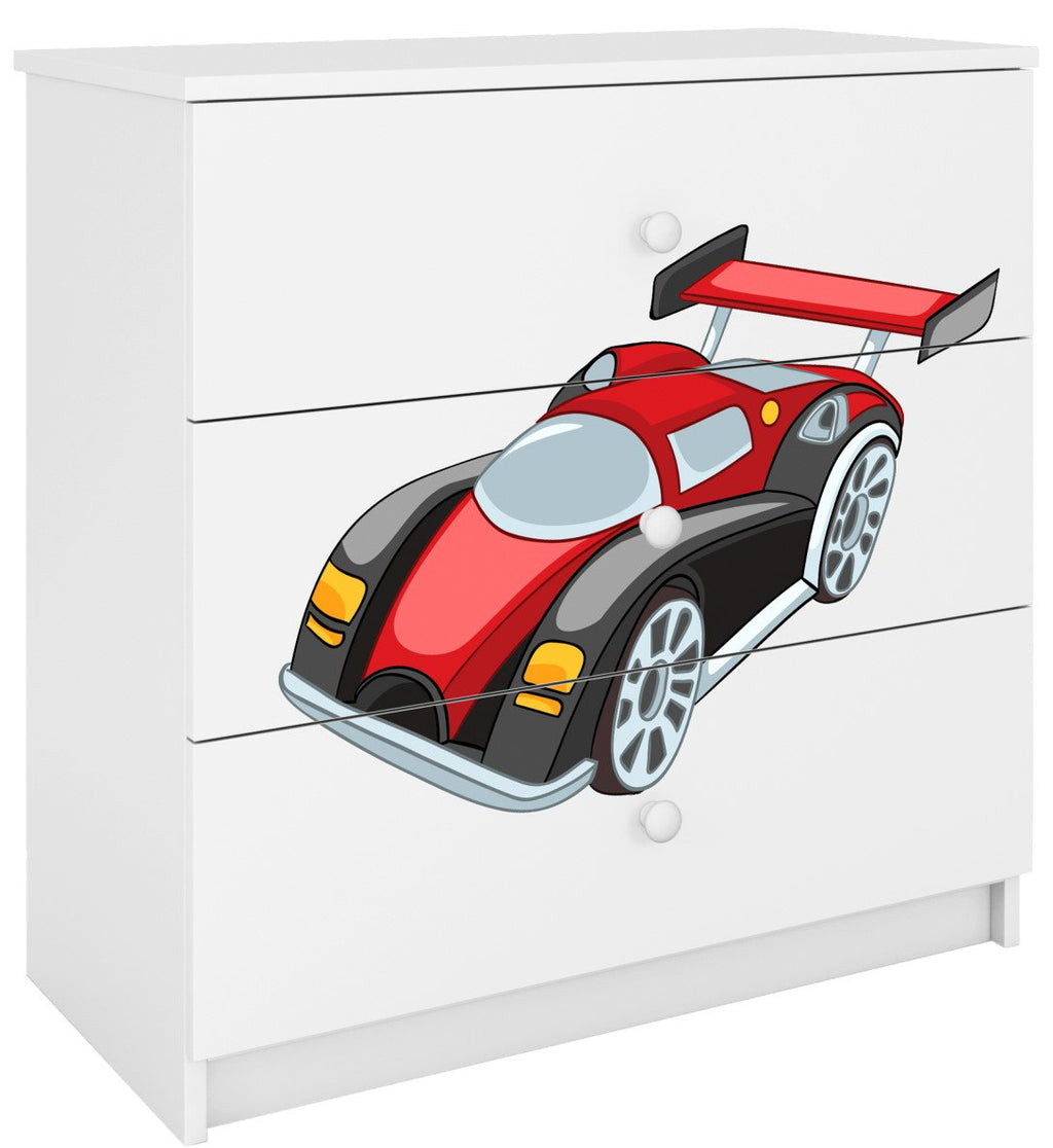 Συρταριέρα Babydreams Cartoon-Leuko-Auto