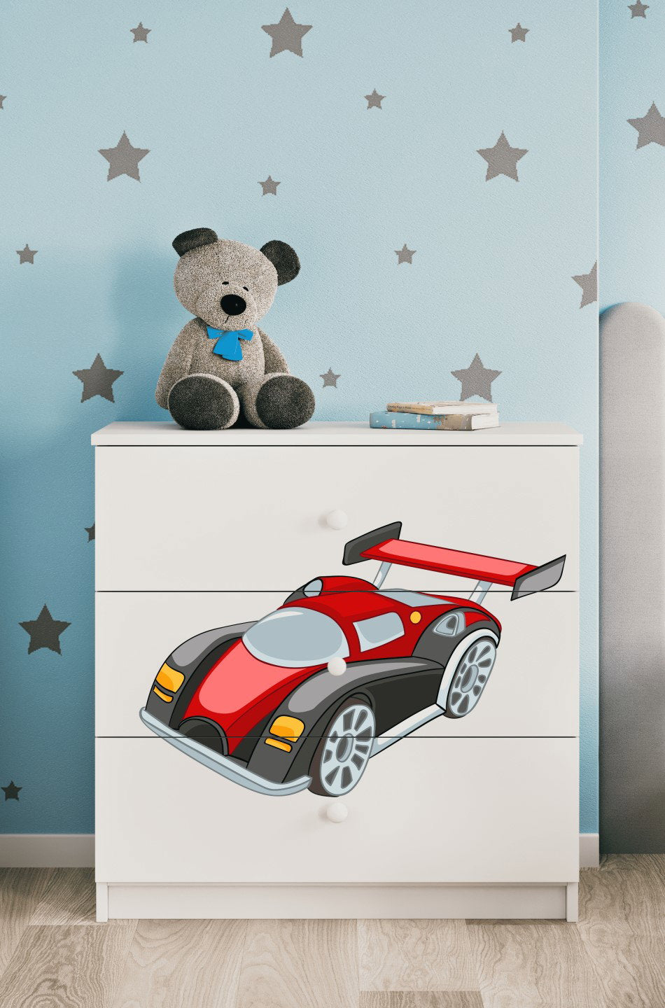 Συρταριέρα Babydreams Cartoon-Leuko-Auto