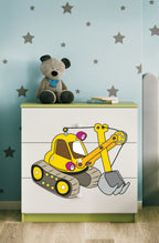 Συρταριέρα Babydreams Cartoon-Prasino-Digger