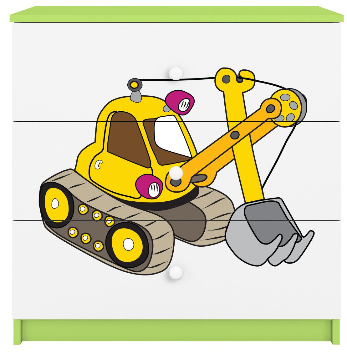 Συρταριέρα Babydreams Cartoon-Prasino-Digger