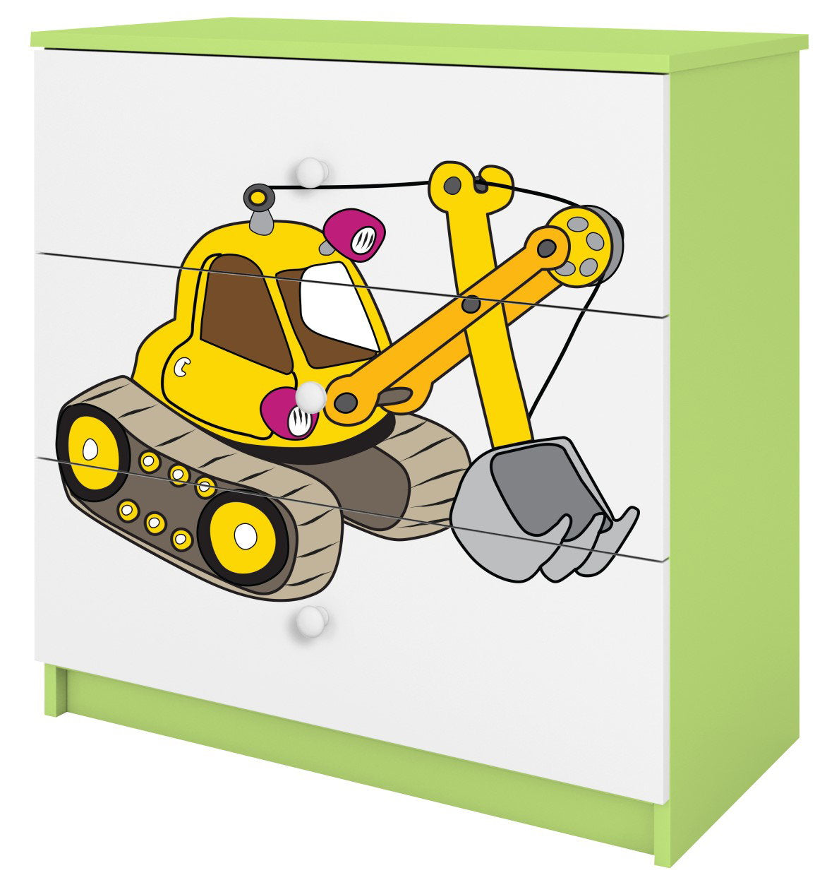 Συρταριέρα Babydreams Cartoon-Prasino-Digger