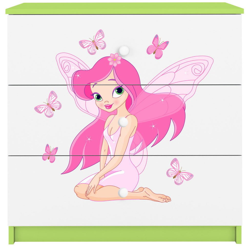 Συρταριέρα Babydreams Cartoon-Prasino-Fairy with butterflies
