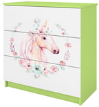Συρταριέρα Babydreams Cartoon-Prasino-Unicorn
