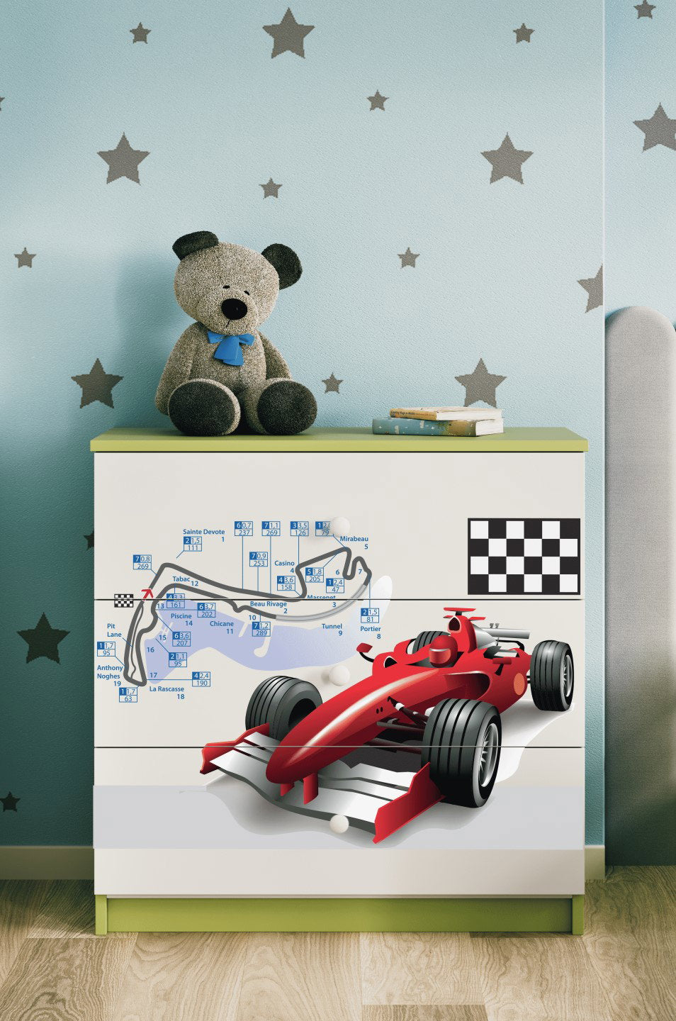 Συρταριέρα Babydreams Cartoon-Prasino-Formula