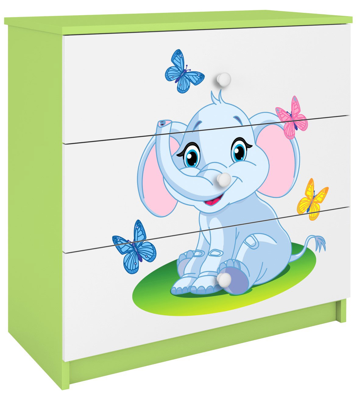 Συρταριέρα Babydreams Cartoon-Prasino-Elephant