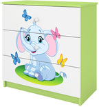Συρταριέρα Babydreams Cartoon-Prasino-Elephant