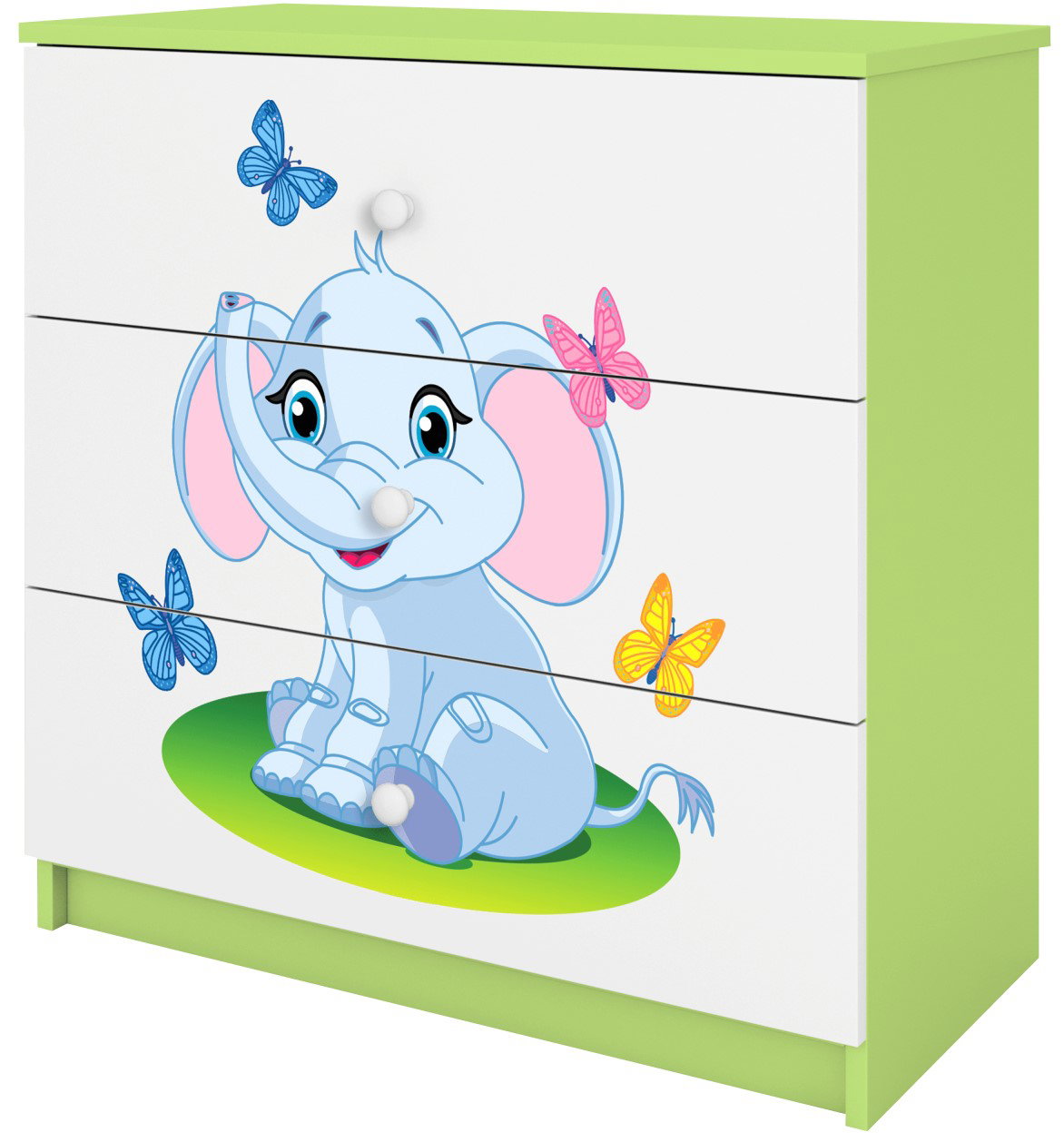 Συρταριέρα Babydreams Cartoon-Prasino-Elephant