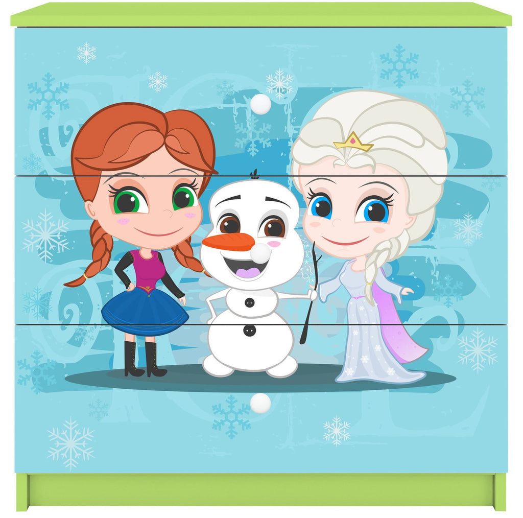 Συρταριέρα Babydreams Cartoon-Prasino-Frozen