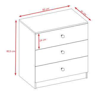 Συρταριέρα Babydreams Cartoon-Roz-Elephant