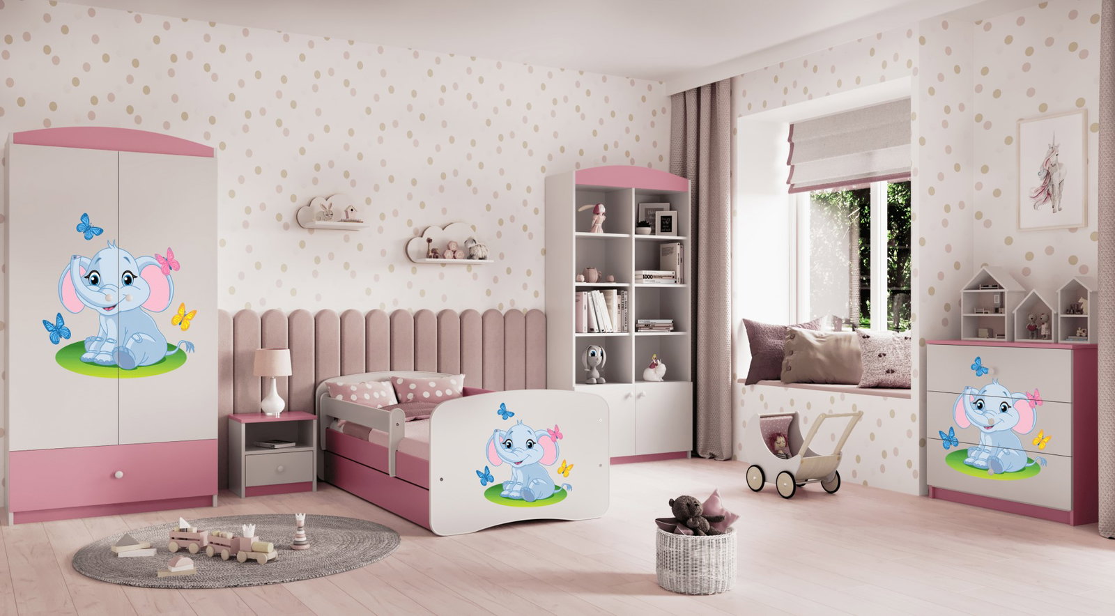 Συρταριέρα Babydreams Cartoon-Roz-Elephant