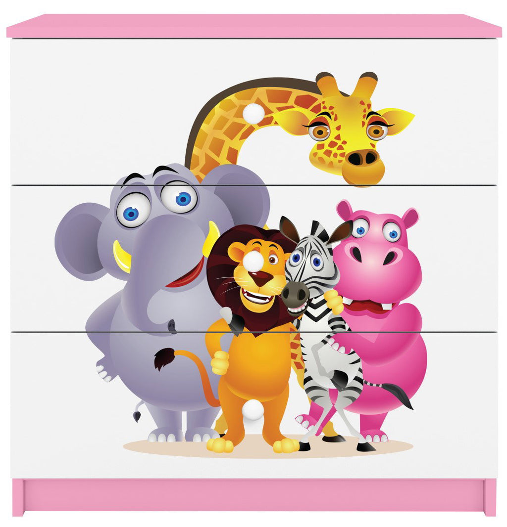 Συρταριέρα Babydreams Cartoon-Roz-Zoo