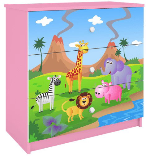 Συρταριέρα Babydreams Cartoon-Roz-Safari