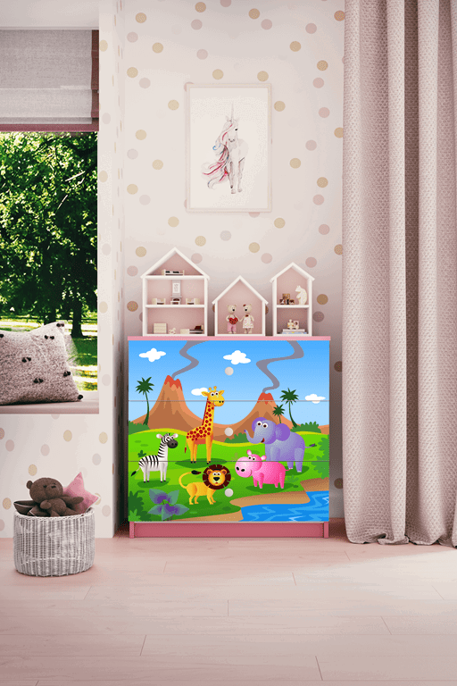 Συρταριέρα Babydreams Cartoon-Roz-Safari