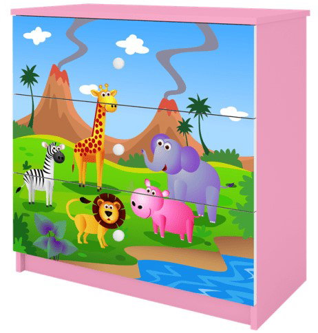 Συρταριέρα Babydreams Cartoon-Roz-Safari