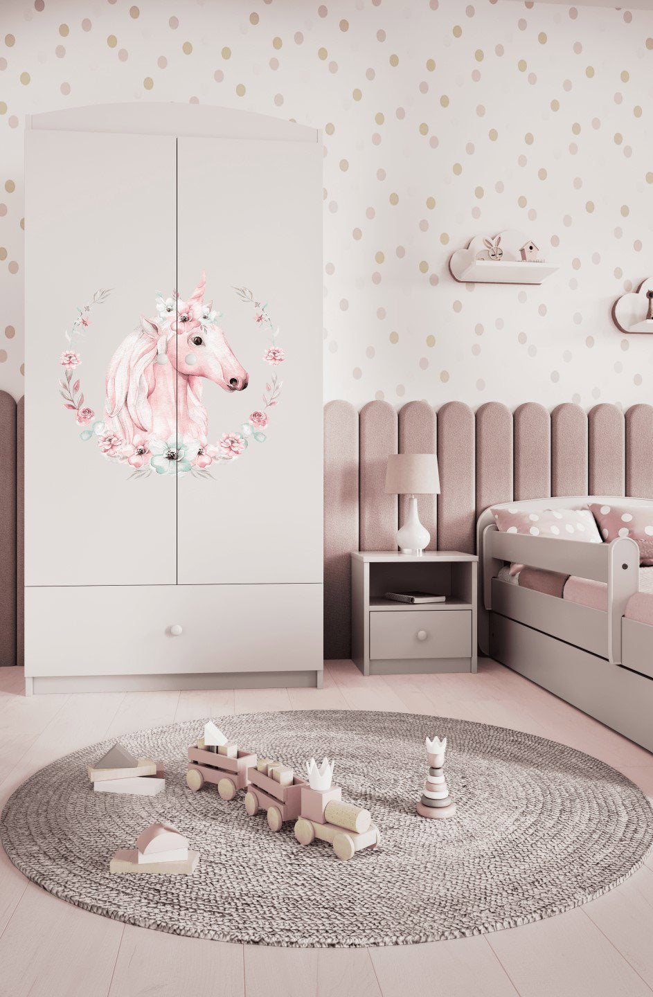 Ντουλάπα Babydreams Cartoon-Leuko-Unicorn