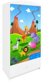Ντουλάπα Babydreams Cartoon-Leuko-Safari