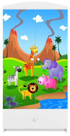 Ντουλάπα Babydreams Cartoon-Leuko-Safari