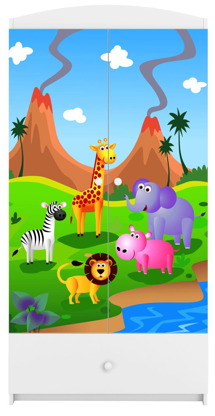 Ντουλάπα Babydreams Cartoon-Leuko-Safari