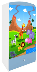 Ντουλάπα Babydreams Cartoon-Mple-Safari
