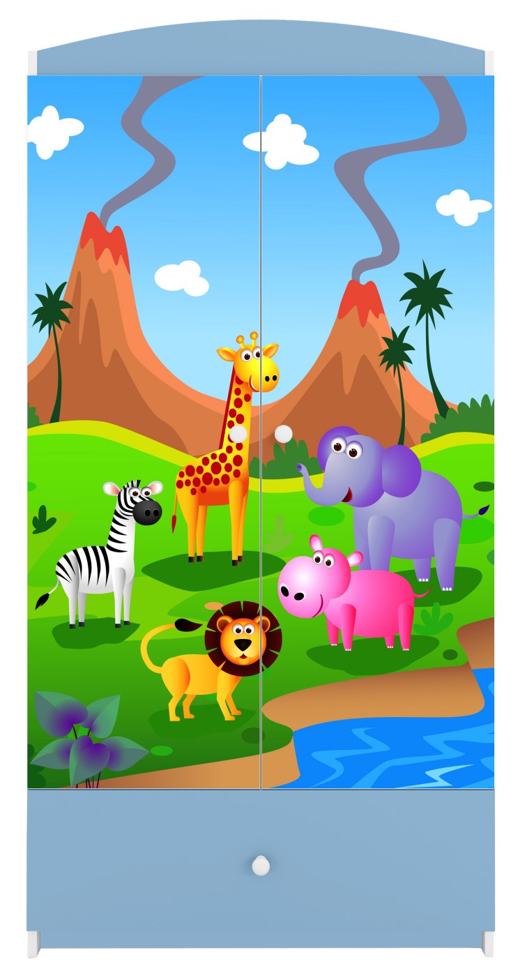 Ντουλάπα Babydreams Cartoon-Mple-Safari