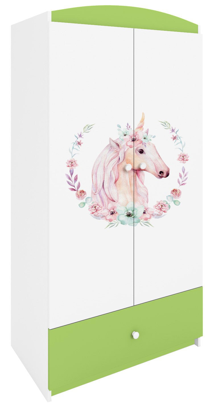 Ντουλάπα Babydreams Cartoon-Prasino-Unicorn