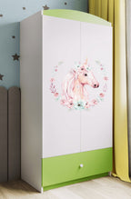 Ντουλάπα Babydreams Cartoon-Prasino-Unicorn