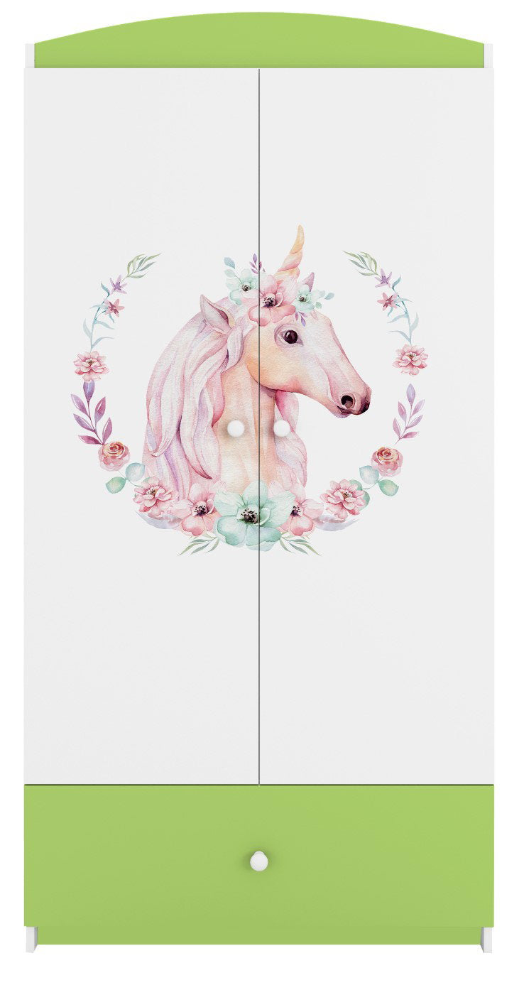Ντουλάπα Babydreams Cartoon-Prasino-Unicorn
