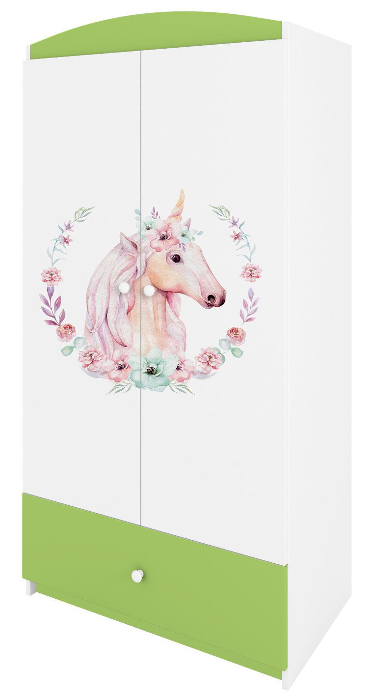 Ντουλάπα Babydreams Cartoon-Prasino-Unicorn