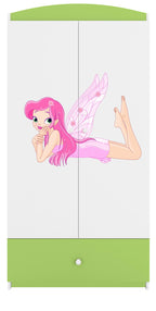 Ντουλάπα Babydreams Cartoon-Prasino-Fairy with butterflies