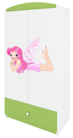 Ντουλάπα Babydreams Cartoon-Prasino-Fairy with butterflies