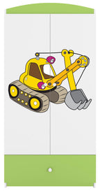 Ντουλάπα Babydreams Cartoon-Prasino-Digger