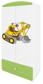 Ντουλάπα Babydreams Cartoon-Prasino-Digger