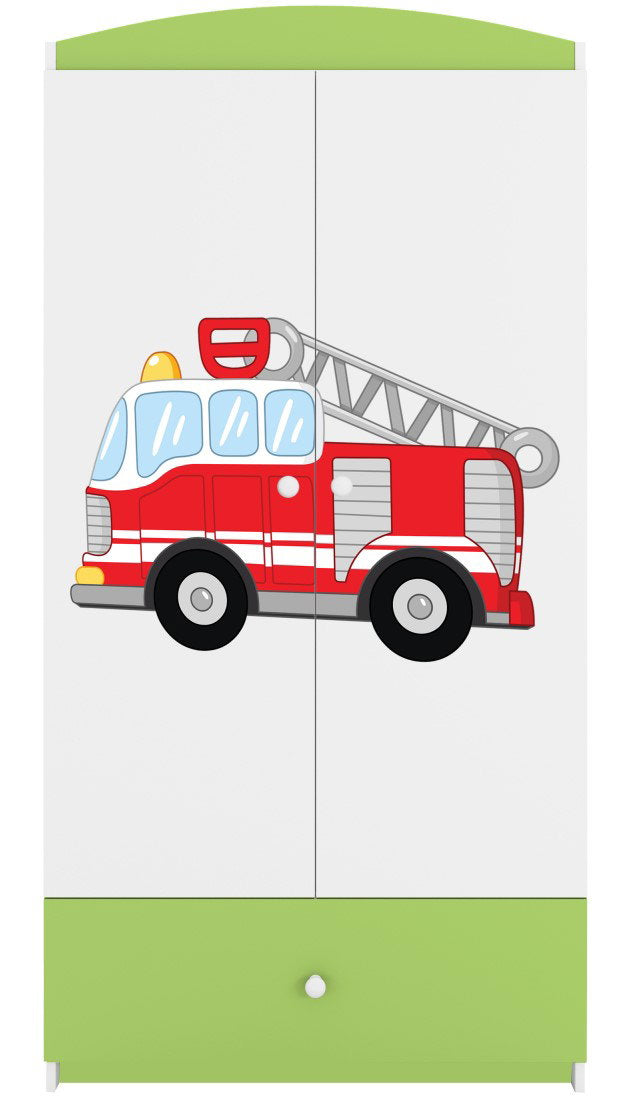Ντουλάπα Babydreams Cartoon-Prasino-Fire Brigade