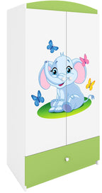 Ντουλάπα Babydreams Cartoon-Prasino-Elephant