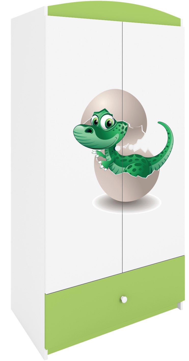 Ντουλάπα Babydreams Cartoon-Prasino- Baby Dino