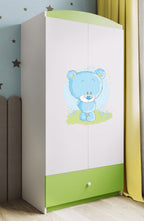 Ντουλάπα Babydreams Cartoon-Prasino-Teddy Bear