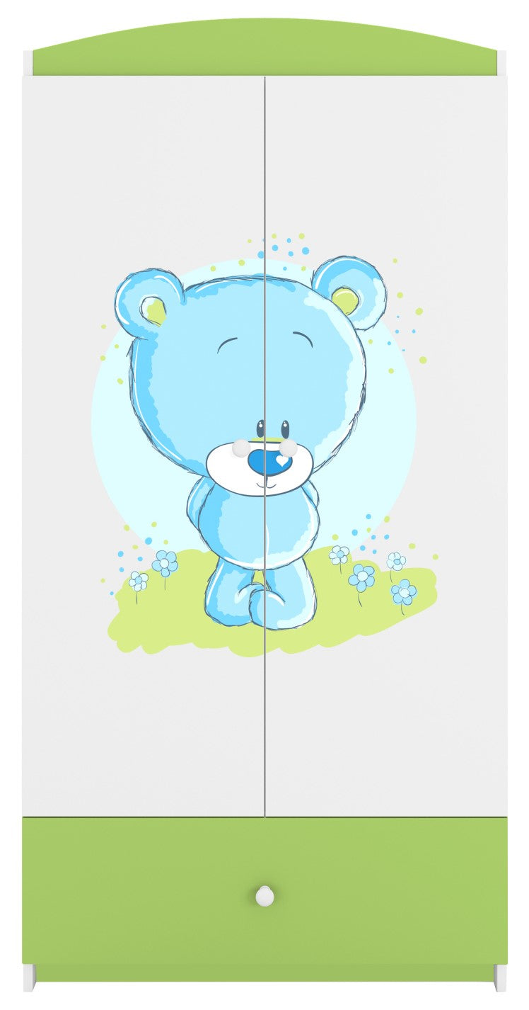 Ντουλάπα Babydreams Cartoon-Prasino-Teddy Bear