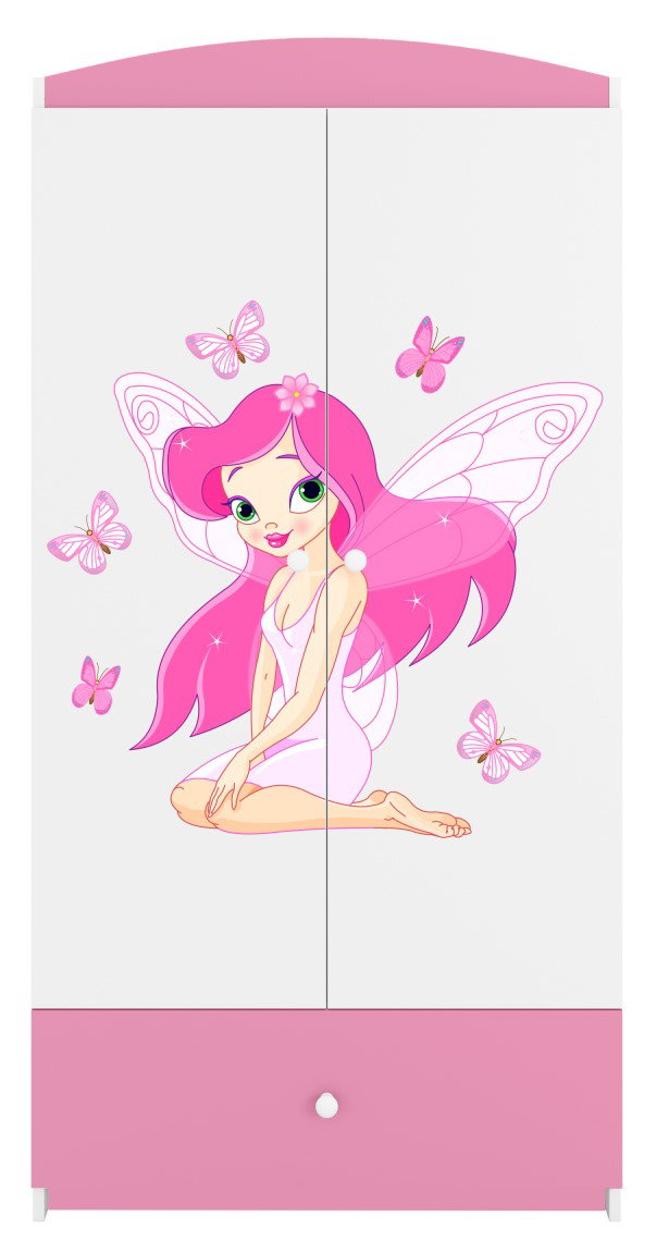 Ντουλάπα Babydreams Cartoon-Roz-Fairy with butterflies