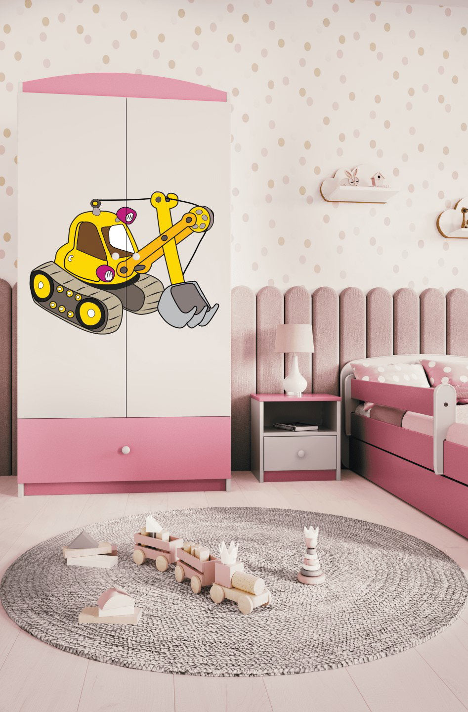 Ντουλάπα Babydreams Cartoon-Roz-Digger