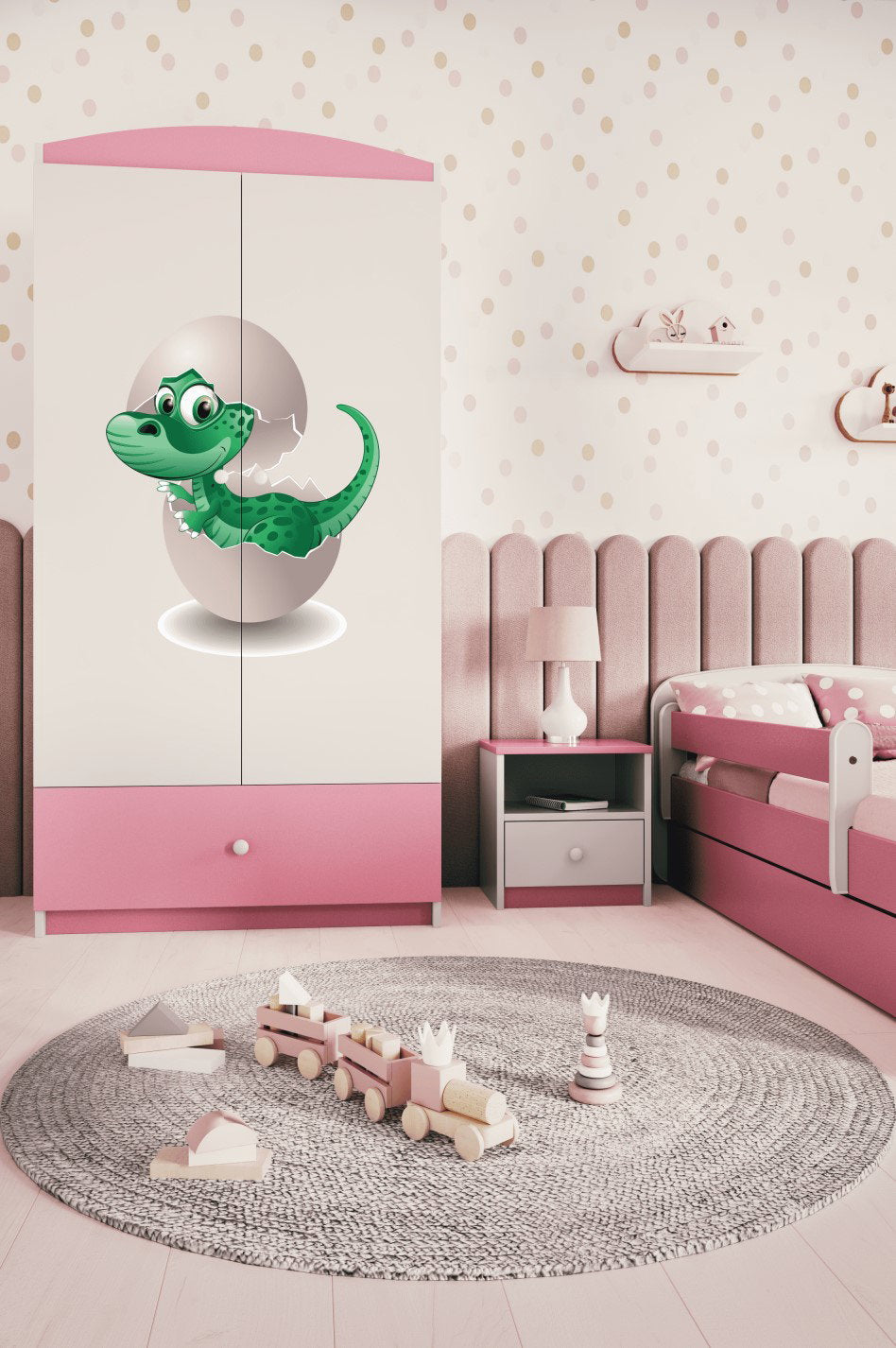 Ντουλάπα Babydreams Cartoon-Roz- Baby Dino