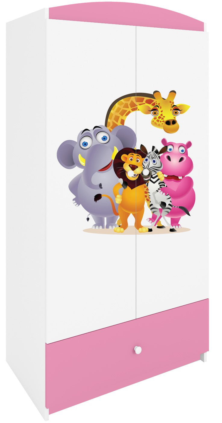 Ντουλάπα Babydreams Cartoon-Roz-Zoo